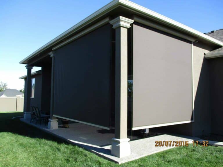exterior screens protects you from UV rays Patio Covers Unlimited