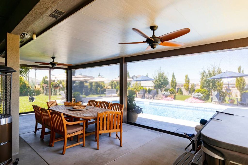 exterior screens installed in the Tri-Cities home