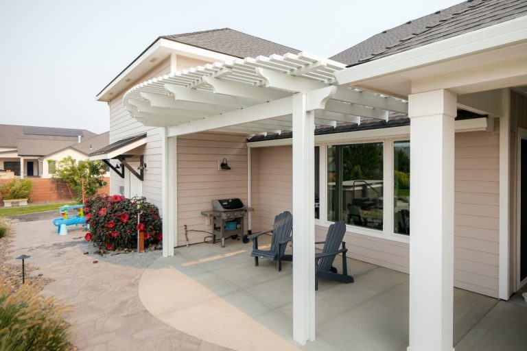 attached pergola design