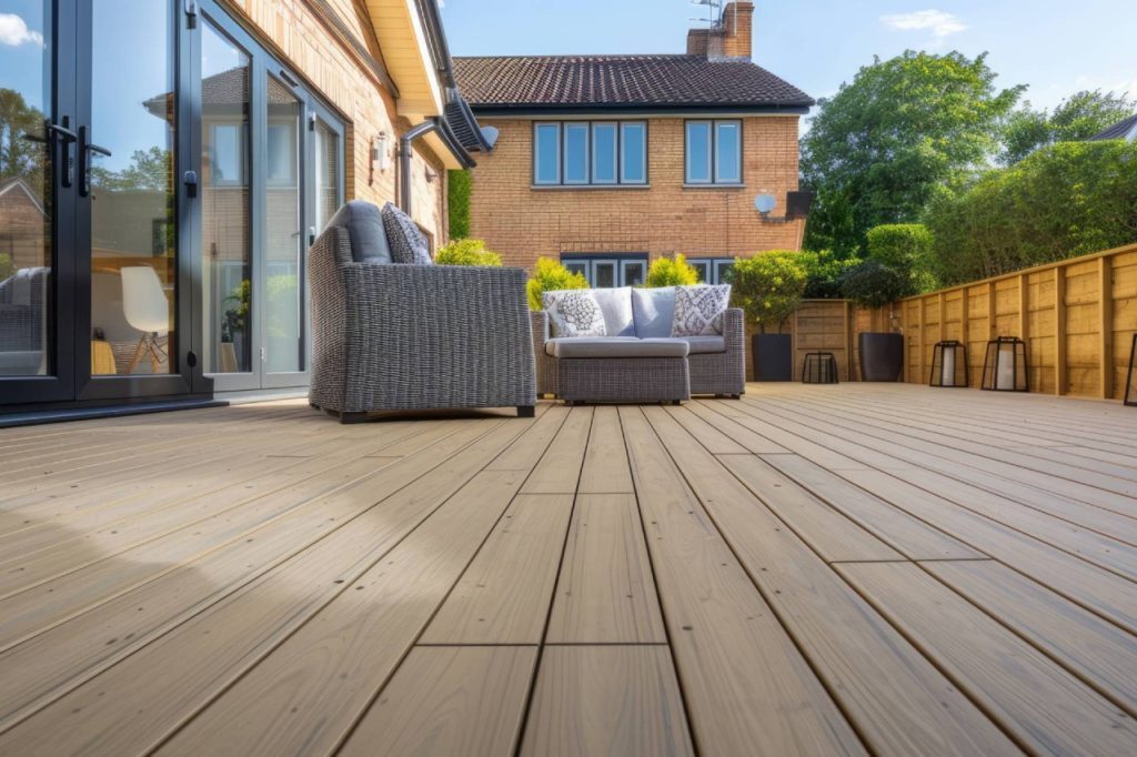 custom outdoor decks for entertainment areas